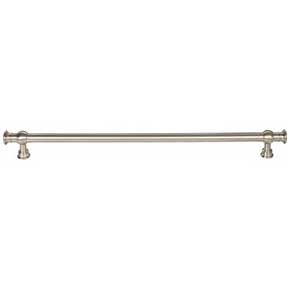 Top Knobs [TK3126BSN] Die Cast Zinc Cabinet Pull Handle - Ormonde Series - Oversized - Brushed Satin Nickel Finish - 12" C/C - 13 3/4" L