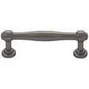 Top Knobs [TK3071AG] Die Cast Zinc Cabinet Pull Handle - Ulster Series - Standard Size - Ash Gray Finish - 3 3/4" C/C - 4 9/16" L