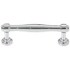 Top Knobs [TK3071PC] Die Cast Zinc Cabinet Pull Handle - Ulster Series - Standard Size - Polished Chrome Finish - 3 3/4" C/C - 4 9/16" L