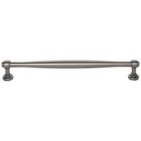 Top Knobs [TK3075AG] Die Cast Zinc Cabinet Pull Handle - Ulster Series - Oversized - Ash Gray Finish - 8 13/16" C/C - 9 9/16" L