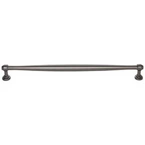 Top Knobs [TK3076AG] Die Cast Zinc Cabinet Pull Handle - Ulster Series - Oversized - Ash Gray Finish - 12" C/C - 12 3/4" L