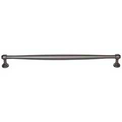 Top Knobs [TK3076AG] Die Cast Zinc Cabinet Pull Handle - Ulster Series - Oversized - Ash Gray Finish - 12" C/C - 12 3/4" L