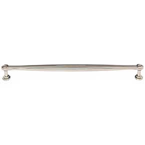 Top Knobs [TK3076PN] Die Cast Zinc Cabinet Pull Handle - Ulster Series - Oversized - Polished Nickel Finish - 12" C/C - 12 3/4" L