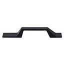 Top Knobs [TK270BLK] Die Cast Zinc Cabinet Pull Handle - Asymmetrical Series - Standard Size - Flat Black Finish - 3 1/2" C/C - 6 5/8" L
