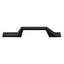 Top Knobs [TK270BLK] Die Cast Zinc Cabinet Pull Handle - Asymmetrical Series - Standard Size - Flat Black Finish - 3 1/2&quot; C/C - 6 5/8&quot; L