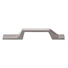 Top Knobs [TK270BSN] Die Cast Zinc Cabinet Pull Handle - Asymmetrical Series - Standard Size - Brushed Satin Nickel Finish - 3 1/2&quot; C/C - 6 5/8&quot; L