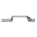 Top Knobs [TK270BSN] Die Cast Zinc Cabinet Pull Handle - Asymmetrical Series - Standard Size - Brushed Satin Nickel Finish - 3 1/2" C/C - 6 5/8" L