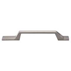Top Knobs [TK271BSN] Die Cast Zinc Cabinet Pull Handle - Asymmetrical Series - Oversized - Brushed Satin Nickel Finish - 5&quot; C/C - 8 1/8&quot; L