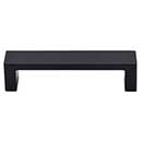 Top Knobs [TK250BLK] Die Cast Zinc Cabinet Pull Handle - Modern Metro Series - Standard Size - Flat Black Finish - 3 3/4" C/C - 4 1/8" L