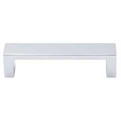 Top Knobs [TK250PC] Die Cast Zinc Cabinet Pull Handle - Modern Metro Series - Standard Size - Polished Chrome Finish - 3 3/4" C/C - 4 1/8" L