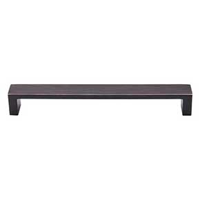 Top Knobs [TK252TB] Die Cast Zinc Cabinet Pull Handle - Modern Metro Series - Oversized - Tuscan Bronze Finish - 7" C/C - 7 3/8" L