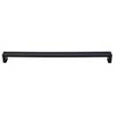 Top Knobs [TK253BLK] Die Cast Zinc Cabinet Pull Handle - Modern Metro Series - Oversized - Flat Black Finish - 12" C/C - 12 3/8" L