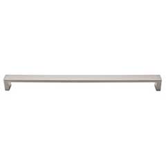 Top Knobs [TK253BSN] Die Cast Zinc Cabinet Pull Handle - Modern Metro Series - Oversized - Brushed Satin Nickel Finish - 12" C/C - 12 3/8" L
