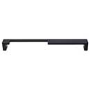 Top Knobs [TK258BLK] Die Cast Zinc Cabinet Pull Handle - Modern Metro Notch Series - A - Oversized - Flat Black Finish - 9" C/C - 9 3/8" L