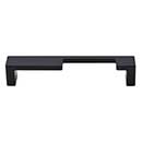 Top Knobs [TK259BLK] Die Cast Zinc Cabinet Pull Handle - Modern Metro Notch Series - B - Oversized - Flat Black Finish - 5&quot; C/C - 5 3/8&quot; L