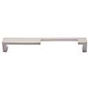 Top Knobs [TK260BSN] Die Cast Zinc Cabinet Pull Handle - Modern Metro Notch Series - B - Oversized - Brushed Satin Nickel Finish - 7" C/C - 7 3/8" L