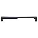 Top Knobs [TK261BLK] Die Cast Zinc Cabinet Pull Handle - Modern Metro Notch Series - B - Oversized - Flat Black Finish - 9" C/C - 9 3/8" L