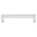 Top Knobs [TK266PC] Die Cast Zinc Cabinet Pull Handle - Modern Metro Slot Series - Oversized - Polished Chrome Finish - 5&quot; C/C - 5 3/8&quot; L