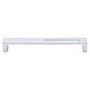 Top Knobs [TK267ALU] Die Cast Zinc Cabinet Pull Handle - Modern Metro Slot Series - Oversized - Aluminum Finish - 7&quot; C/C - 7 3/8&quot; L