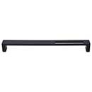 Top Knobs [TK268BLK] Die Cast Zinc Cabinet Pull Handle - Modern Metro Slot Series - Oversized - Flat Black Finish - 9&quot; C/C - 9 3/8&quot; L