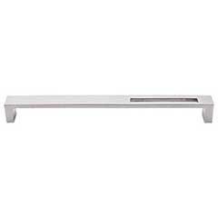 Top Knobs [TK268SS] Stainless Steel Cabinet Pull Handle - Modern Metro Slot Series - Oversized - Brushed Finish - 9&quot; C/C - 9 3/8&quot; L