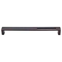 Top Knobs [TK268TB] Die Cast Zinc Cabinet Pull Handle - Modern Metro Slot Series - Oversized - Tuscan Bronze Finish - 9&quot; C/C - 9 3/8&quot; L