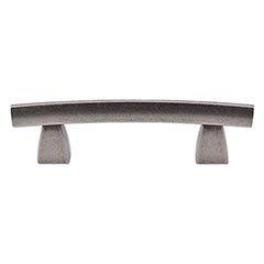 Top Knobs [TK3PTA] Die Cast Zinc Cabinet Pull Handle - Arched Series - Standard Size - Pewter Antique Finish - 3&quot; C/C - 4 1/2&quot; L