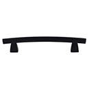 Top Knobs [TK4BLK] Die Cast Zinc Cabinet Pull Handle - Arched Series - Oversized - Flat Black Finish - 5" C/C - 6 13/16" L