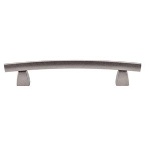 Top Knobs [TK4PTA] Die Cast Zinc Cabinet Pull Handle - Arched Series - Oversized - Pewter Antique Finish - 5" C/C - 6 13/16" L