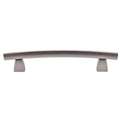 Top Knobs [TK4PTA] Die Cast Zinc Cabinet Pull Handle - Arched Series - Oversized - Pewter Antique Finish - 5&quot; C/C - 6 13/16&quot; L