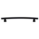 Top Knobs [TK5BLK] Die Cast Zinc Cabinet Pull Handle - Arched Series - Oversized - Flat Black Finish - 8" C/C - 10 1/16" L