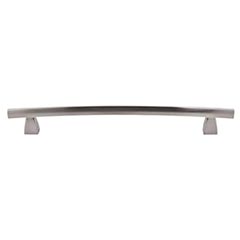 Top Knobs [TK5BSN] Die Cast Zinc Cabinet Pull Handle - Arched Series - Oversized - Brushed Satin Nickel Finish - 8&quot; C/C - 10 1/16&quot; L
