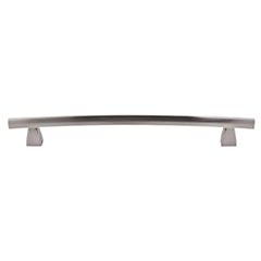 Top Knobs [TK5BSN] Die Cast Zinc Cabinet Pull Handle - Arched Series - Oversized - Brushed Satin Nickel Finish - 8" C/C - 10 1/16" L