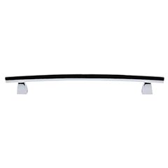 Top Knobs [TK5PC] Die Cast Zinc Cabinet Pull Handle - Arched Series - Oversized - Polished Chrome Finish - 8" C/C - 10 1/16" L