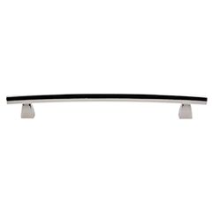 Top Knobs [TK5PN] Die Cast Zinc Cabinet Pull Handle - Arched Series - Oversized - Polished Nickel Finish - 8" C/C - 10 1/16" L