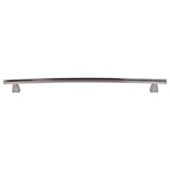 Top Knobs [TK6BSN] Die Cast Zinc Cabinet Pull Handle - Arched Series - Oversized - Brushed Satin Nickel Finish - 12&quot; C/C - 14 1/16&quot; L