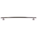 Top Knobs [TK6BSN] Die Cast Zinc Cabinet Pull Handle - Arched Series - Oversized - Brushed Satin Nickel Finish - 12" C/C - 14 1/16" L