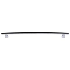 Top Knobs [TK6PC] Die Cast Zinc Cabinet Pull Handle - Arched Series - Oversized - Polished Chrome Finish - 12" C/C - 14 1/16" L