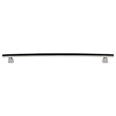 Top Knobs [TK6PN] Die Cast Zinc Cabinet Pull Handle - Arched Series - Oversized - Polished Nickel Finish - 12&quot; C/C - 14 1/16&quot; L