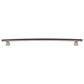 Top Knobs [TK6PTA] Die Cast Zinc Cabinet Pull Handle - Arched Series - Oversized - Pewter Antique Finish - 12" C/C - 14 1/16" L