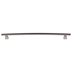 Top Knobs [TK6PTA] Die Cast Zinc Cabinet Pull Handle - Arched Series - Oversized - Pewter Antique Finish - 12&quot; C/C - 14 1/16&quot; L