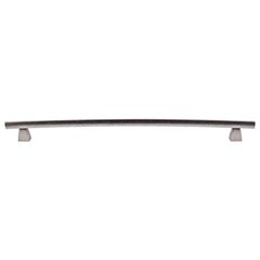 Top Knobs [TK6PTA] Die Cast Zinc Cabinet Pull Handle - Arched Series - Oversized - Pewter Antique Finish - 12&quot; C/C - 14 1/16&quot; L