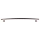 Top Knobs [TK6PTA] Die Cast Zinc Cabinet Pull Handle - Arched Series - Oversized - Pewter Antique Finish - 12&quot; C/C - 14 1/16&quot; L