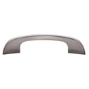 Top Knobs [TK41BSN] Die Cast Zinc Cabinet Pull Handle - Curved Tidal Series - Standard Size - Brushed Satin Nickel Finish - 4&quot; C/C - 5&quot; L