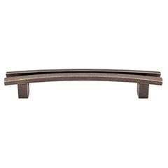 Top Knobs [TK86GBZ] Die Cast Zinc Cabinet Pull Handle - Flared Series - Oversized - German Bronze Finish - 5" C/C - 6 1/2" L