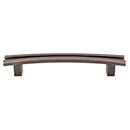 Top Knobs [TK86GBZ] Die Cast Zinc Cabinet Pull Handle - Flared Series - Oversized - German Bronze Finish - 5" C/C - 6 1/2" L