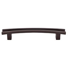 Top Knobs [TK86ORB] Die Cast Zinc Cabinet Pull Handle - Flared Series - Oversized - Oil Rubbed Bronze Finish - 5&quot; C/C - 6 1/2&quot; L