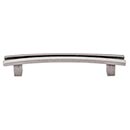 Top Knobs [TK86PTA] Die Cast Zinc Cabinet Pull Handle - Flared Series - Oversized - Pewter Antique Finish - 5" C/C - 6 1/2" L