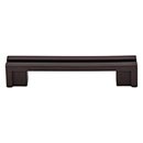 Top Knobs [TK55ORB] Die Cast Zinc Cabinet Pull Handle - Flat Rail Series - Standard Size - Oil Rubbed Bronze Finish - 3 1/2" C/C - 4 1/2" L