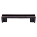 Top Knobs [TK55TB] Die Cast Zinc Cabinet Pull Handle - Flat Rail Series - Standard Size - Tuscan Bronze - 3 1/2&quot; C/C - 4 1/2&quot; L